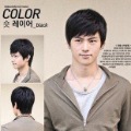 Free shipping  3 Color Stylish man wavy wigs lace Wig short hair wigs Fashionable BOB style  cosplay
