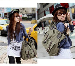 Big Size Canvas Fashion Purse Handbag Messenger Satchel Shoulder Bag free shipping wholesale S023(China (Mainland))