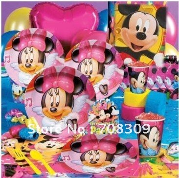 Cheap Party Invitations on Wholesale Minnie Mouse Birthday Party Supplies For Childrens Parties