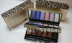 free shipping New Makeup Leopard double decker magic 12 color pallette eyeshadow,8 colors 28g(China (Mainland))