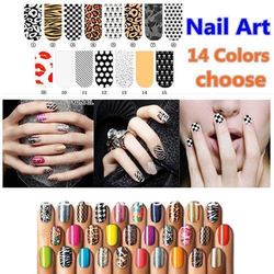 B011 Shiny Self Adhesive Minx Style Nail Sticker NEW Nail Foil Nail Patch Art Product ,12packs/lot,16 spcs/pack.free shipping(China (Mainland))