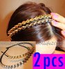 Women Lady Girl Hair Band Hot Fashion Headband Bow Spike Rivets Studded Band