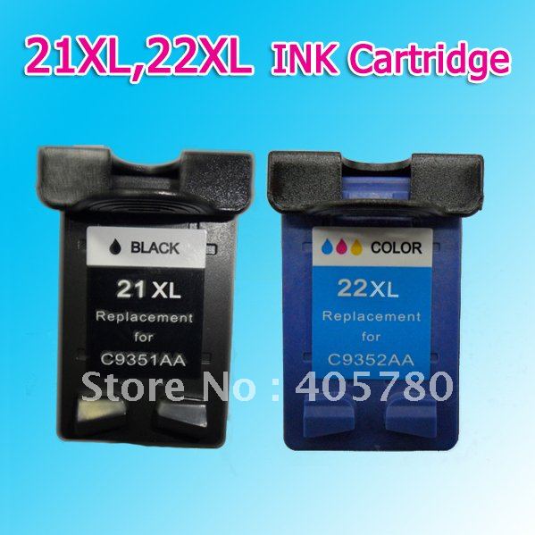 21XL,22XL INK cartridge compatible for HP Dsekjet D1360/D1460/D2360/D2460/3920/3940/F370/F380/F2120/F2180/F2280+freeshipping+