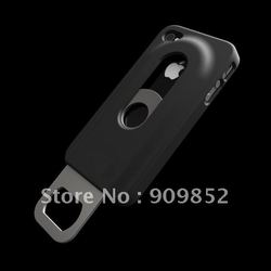 Beers Bottle Opener hard Case For Iphone 4 4s,Hard Case With Inner Stainless Steel Bottle Opener 5pcs/lot Freeshipping(China (Mainland))