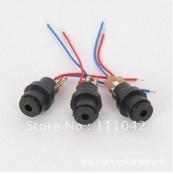 Laser diode, Laser head, 4.5v Laser tube ,Plastic gyro module, red dot,10pcs a pack ,free shipping(China (Mainland))