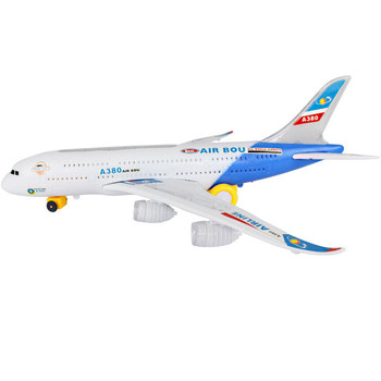 free shipping Music airliner toy bus lantern flash electric passenger ...