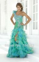 Free Shipping best selling One Shoulder  Prom Dresses any size/color wholesale/retail