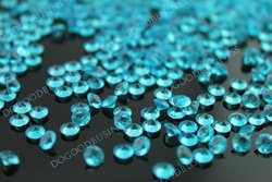 10000 pcs/ pack Turquoise Wedding favor Table Diamond Scatter Crystals Confetti Gems wedding Decoration 4.5mm 1/3carat(China (Mainland))