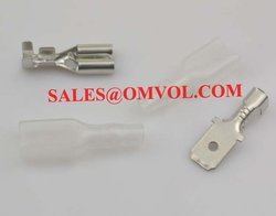 6.3mm Crimp Terminal Female Spade Connector +Male Spade Connector+ Case(China (Mainland))