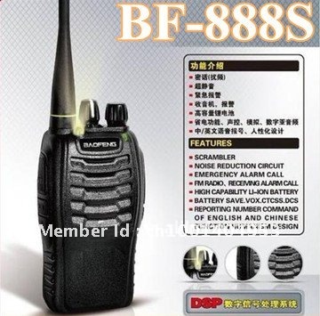 Baofeng 5W 16CH UHF400 470NHZ Handheld Two way Radio BF 888S walkie talkie