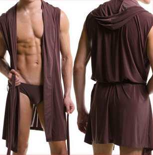 Mens Satin Robe