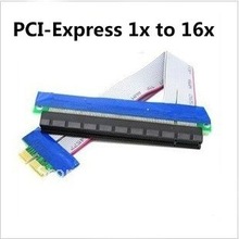 PCI Express PCI-e 1X TO 16X Riser Card Extender Cable,50pcs/lot DHL Free Shipping(China (Mainland))