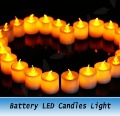 LED Smokeless Flickering Battery Candles Tea Light 24PCS