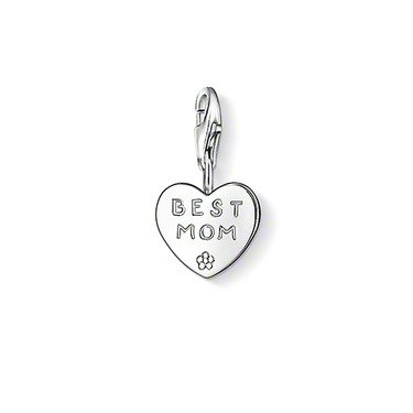 Hot Sell Fashion European BEST MOM Charm Pendant 925 Silver charms Fit Bracelet TSCH360 3