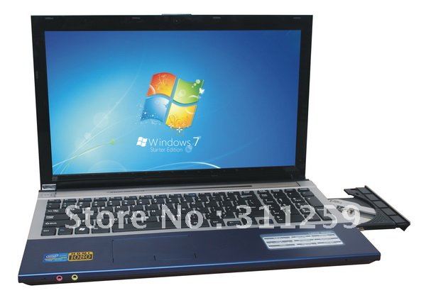 Supply 15 6inch screen size laptop notebook with high configuration free DHL SHIPPING