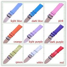 Wholesale 40pcs lots 18mm genuine leather Watch Bands watch strap fashion colorful 05032