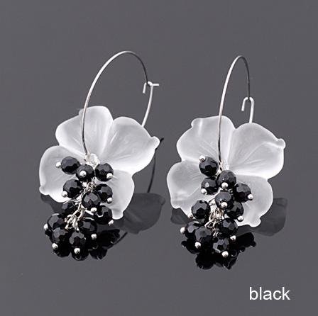 Flower Beaded Earrings