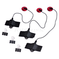 Free shipping 3pcs/lot  GUITAR VIOLIN BANJO PIEZO CONTACT MICROPHONE MIC PICKUP w/ 1/4" jack high quality retail + wholesale