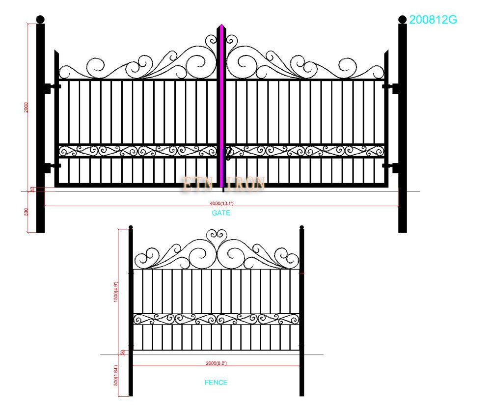 iron gate designs for homes