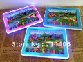 Free Shipping Y Pad Table Farm Learning Machine educational Toys  For Children,Pink and Blue Mixed,Music and Led Light,24PCS/Lot