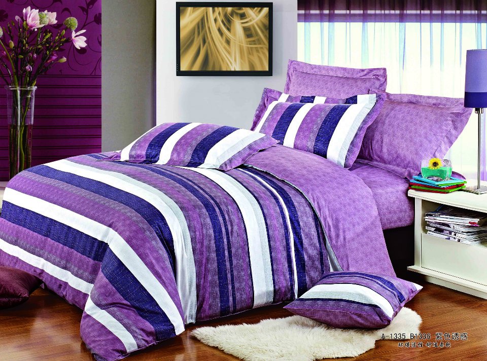 purple queen bedding