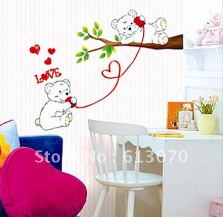 Removable Wallpaper on Wallpaper Decals For Walls Vinyl Removable Decal Home Decoration Free