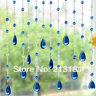 Wholesale crystal glass curtain multicolor crystal bead curtain curtain glass k9 full string