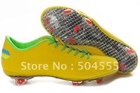 Cristiano Ronaldo Yellow Boots on Yellow Green Assassin Outdoor Cristiano Ronaldo Viii Fg Men Football