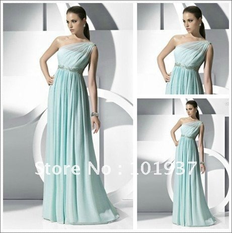 Cheap Personalized on Empire One Shoulder Chiffon Prom Dress With Stylecaster   Hd Celebrity