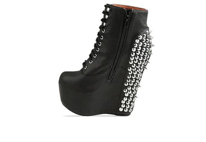 wedge boot heels