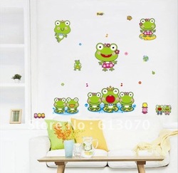 Frog Wall Stickers on 20 28 Frog Wall Sticker Stickers For Kids Wallpaper Decor Decals For