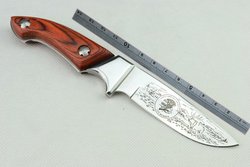 Freeshipping, K431 NORTH AMERICAN HUNTING CLUB LIFE MEMBER hunting knife outdoor tools camping knife(China (Mainland))