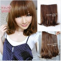 One Piece Cute Lady Long Fashion  Hair Extension 5 Clip on  whole Price