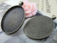 50pcs/lot 30*40mm Diy vintage handmade materials ancient bronze base d256