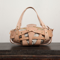 Kilikili 2012 personalized bag multi-layer cutout handmade genuine leather woven bag women's handbag
