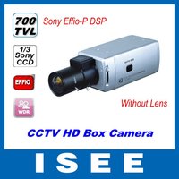 Super High 700TVL Sony CCD Effio-P DSP HD Cameras with Real-WDR CCTV Box Cam OSD free shipping china post