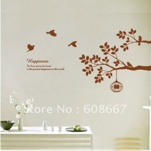 Home Decorating on Decor Fashion Mural Decal Art Wall Decor Decoration Vinyl Tree Sticker