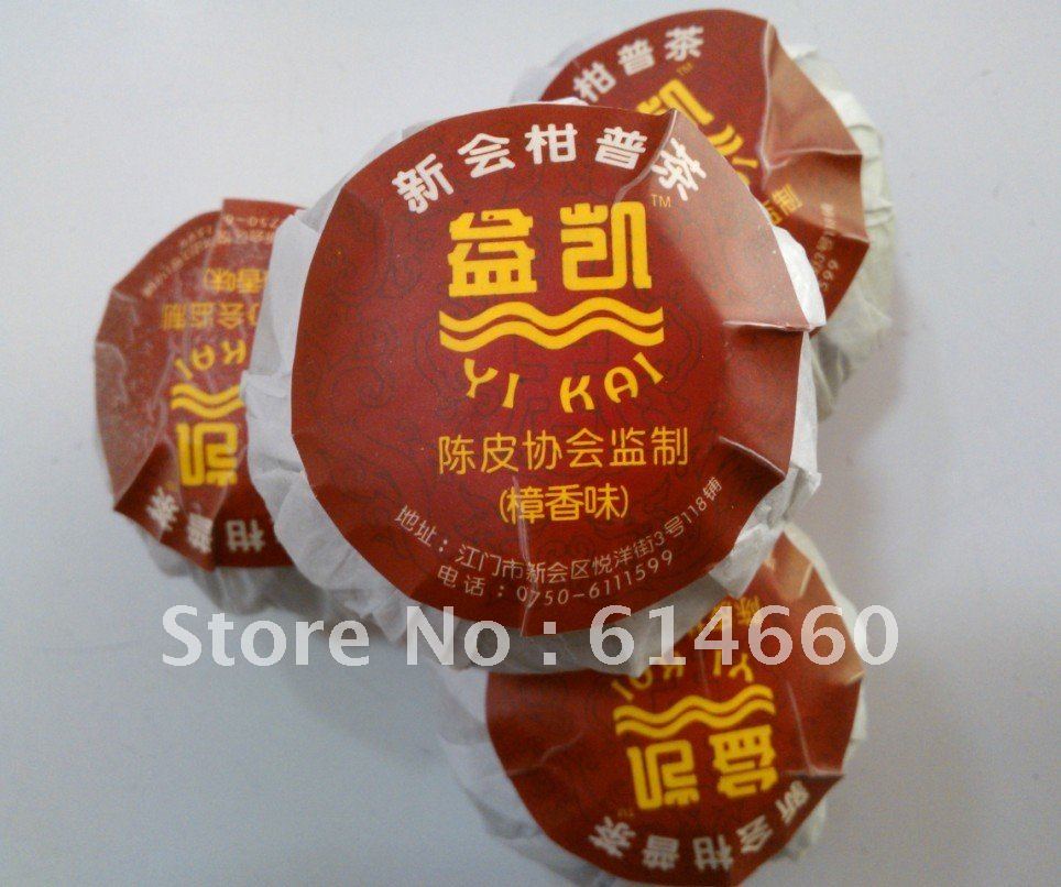 6pcs orange puer tea Chinese mandarin ordinary tea orange tea about 30g each Camphor incense Free