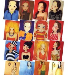 bentoy creative comfortable life retro postcards / cards creative 32pcs/ set Free shipping(China (Mainland))