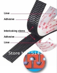 3M SJ3550 fastener Dual Lock Velcro Tape With 250 Black Mushroom/1''*50yd/one roll per carton(China (Mainland))