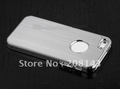 Silver Luxury Brushed Metal Aluminum Chrome Hard Case For Apple iPhone 5 iPhone 5 5G 6th