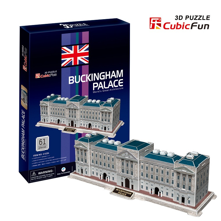 free toy toy Buckingham  kits paper gift paper  christmas 3D Palace craft craft puzzle 3d