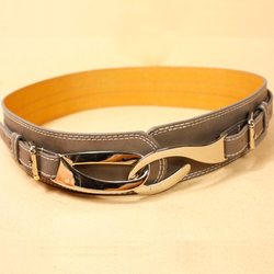 Car open wire quality delicate hook buckle wide cummerbund all-match strap Women , Free Shipping(China (Mainland))