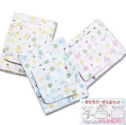 8piece set 2-layer Gauze Baby bath towel+baby hankerchif+Saliva towel - baby Facecloth washcloth body towel(China (Mainland))