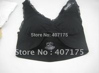 300pcs/lot=100sets By dhl!!!Seamless Leisure Genie Bra White,Black ,Beige ,3 Color a Set Only One Set Sale (Retail packaging)
