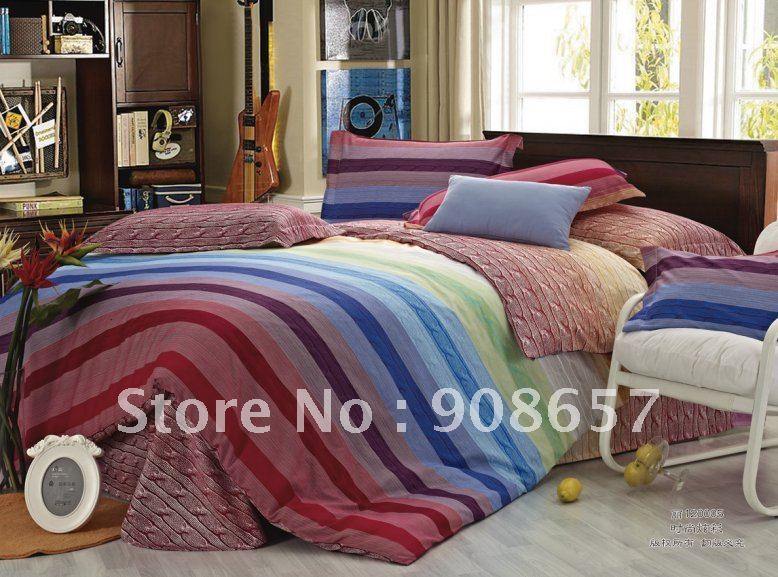 ... Full/Queen comforter bedding sets 4pc bedlinen(China (Mainland