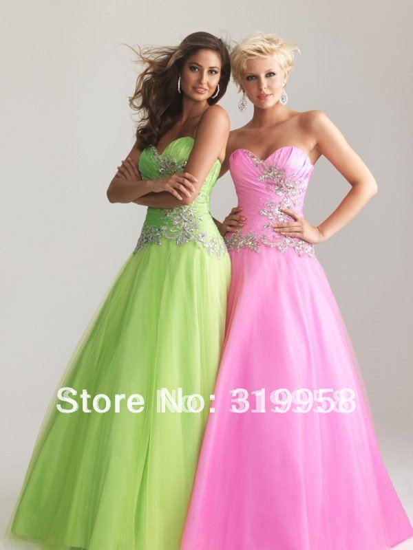 Ball Dresses Green