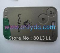 CAR KEY Renault Laguna &Velsatis & Espace 2 button remote key card high quality 50% free shipping