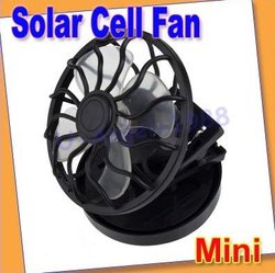 Register Free shipping-2pcs/lot Clip-on Solar Sun Power Energy Panel Cooling Cell Fan ideal for outdoor activities(China (Mainland))