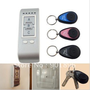 Wireless key finder electronic key anti-lost the device alarm phone valuables search 3 receiver(China (Mainland))